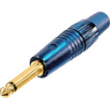 Neutrik NP2C/B 1/4in Plug Black & Gold