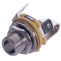 Rean NYS230 1/4in Stereo Open Frame Jack with Solder Tabs