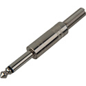 1/4 Phone Male Connector with Spring Strain Relief