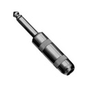 Switchcraft 285L 1/4in 2-Conductor TS Plug with Large 0.375 hole Diameter