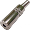 3.5mm Mono Female Cable End w/Strain Relief Spring