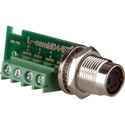 S-Video 4-Pin Female to Rear Terminal Block Screw Down Connector