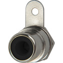 Switchcraft BPJF01 Panel Mount RCA Solder Type Jack - Black Insulator