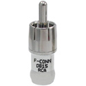 ICM DB15RCA-R RGB 22-24 AWG Double Bubble Style RCA Connector; 25-Pack