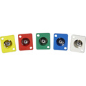 TecNec RE-PFCM Plastic Recessed Panel Mount RCA Female to Solder Point Connectors D Series