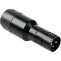 4 Pole Speaker Jack to 3 Pin Male XLR Adapter