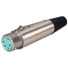 Switchcraft A4F & A4M 4-Pin Cable End XLR Connectors
