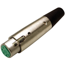 Switchcraft A5M & A5F XLR Connectors - 5-Pin Cable Ends