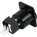 NC3MD-SNAP Male Chasis Mount XLR to Snap Terminal