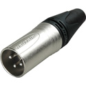 Neutrik NC3MXX 3 Pin Male XLR Cable Connector Nickel/Silver