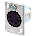 Neutrik NC4MP & NC4FP Series XLR Chassis Mount Connectors