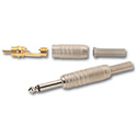 Canare F-15 & F-16 1/4in Mono & Stereo Phone Plugs