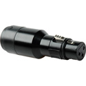 4 Pole Speaker Jack to 3 Pin XLR Female Adapter