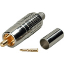 Connectronics TN-RCAV4D 75 Ohm RCA Crimp Connector for Canare L-4CFB or Belden 1505A or 1506A or 8241F