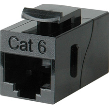TecNec CAT-6 RJ45 8 Conductor Modular Female-Female Feedthru Coupler