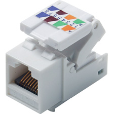 Fast Media Category-6 Tool-less Keystone Jack White
