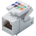 Fast Media Category-6 Tool-less Keystone Jack White