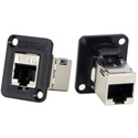 Switchcraft EHRJ45P6S Shielded RJ45 Cat6 Feedthru Panel Mount Connector