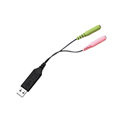 Sennheiser UUSB4 Dual 1/8 Inch Female to USB Adapter for PC Headsets