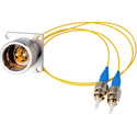 Hybrid Fiber Lemo EDW to Duplex Fiber Internal Distribution Fiber Optic Breakout  Cables