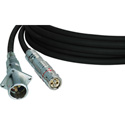 Hybrid Fiber Systems Lemo FUW Male Plug to PBW Square Flange Panel Mount Female Socket Belden UL Listed CMR SMPTE Fiber Camera Cables