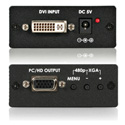 DVI To VGA Converter With 1280x1024 PC Out or 1920x1080 HDTV Output