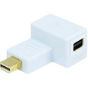 TecNec Mini DisplayPort to Mini DisplayPort 90 Degree Right Angle Port Saver