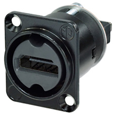 Neutrik NAHDMI-W-B HDMI 1.3 Feedthrough Adaptor (IP65 Rated/D-Shape)