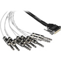 Proco DA88BQ-5 Amphenol DB25 Multipin to 8 ShowSavers TRS Phone Plugs Cables
