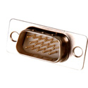 TecNec <b>High Density 15-Pin</b> D-Sub Connector Male and Female Body Inserts