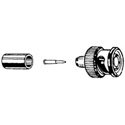 50 ohm BNC Male 3-Piece Crimp Type Connector for RG58/U