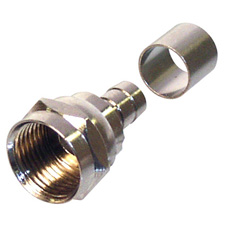 TecNec F-CRIMP Crimp Style F Connector