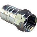 F-59ALH for RG-6 with Attached 1/2in Crimp Ring - Works with Belden 1694A