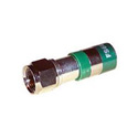 F-Conn FS6PL RG6 Plenum F Type Nickel Connector