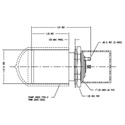 Kings Bulkhead 1in D-Hole Chassis Mount Solder Receptacles
