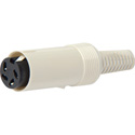 In-line 4 Pin Din female