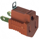 3-Wire to 2-Wire AC Grounding Adapter 10 Pack