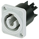 Neutrik NAC3MPB-1 Powercon Receptacle Power Out [Gray]
