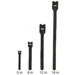 Black 8 Inch SoftCinch Cable Tie 25 Pack