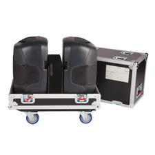 Gator G-TOUR-2X-K12 Tour style transport case for 2 QSC K12 speakers