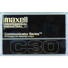 Maxell Communicator Series Normal Bias Audio Cassettes