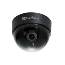 Everfocus ED300/NB 520 TVL Day/Night Dual Voltage Dome Camera - Black