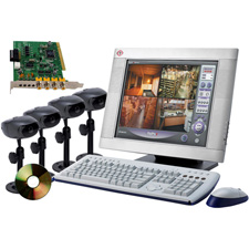 Lorex Expandable 4-Port Capture Card with 4 Cameras
