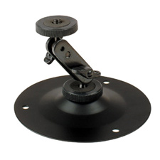 Delvcam 4-Inch Fixed Base Mount with Swivel and Tilt Head