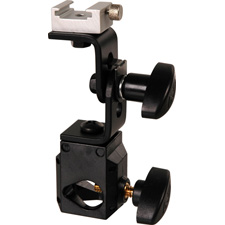 Light Stand Mount with Cold Shoe and Adjustable Tilt