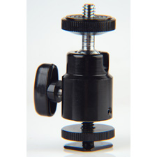 Delvcam DELV-SM-B Swivel Mount Hot Shoe Adapter Black