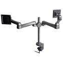 Two LCD/Flat Panel Monitor Holder with VESA Plate