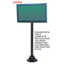 Peerless COL610P 6 Ft. Large Flat Panel Pedestal Column Pedestal Only