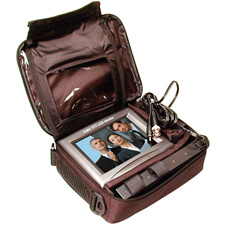 5.6in LCD Monitor with Battery & Case for PAL Video