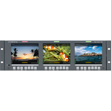 Wohler RM-3357-HD Triple 5.7 Inch LCD Video Monitor